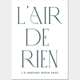 L'air de rien Posters and Art